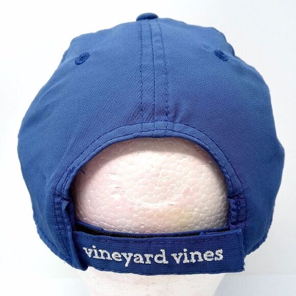 Vineyard Vines Mens Whale Logo Performance Golf Preppy Strapback Hat Cap - Picture 4 of 7
